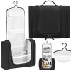 Travel organizer for cosmetics Springos HA7490 24x21x10 cm cosmetic bag, make-up artist bag black