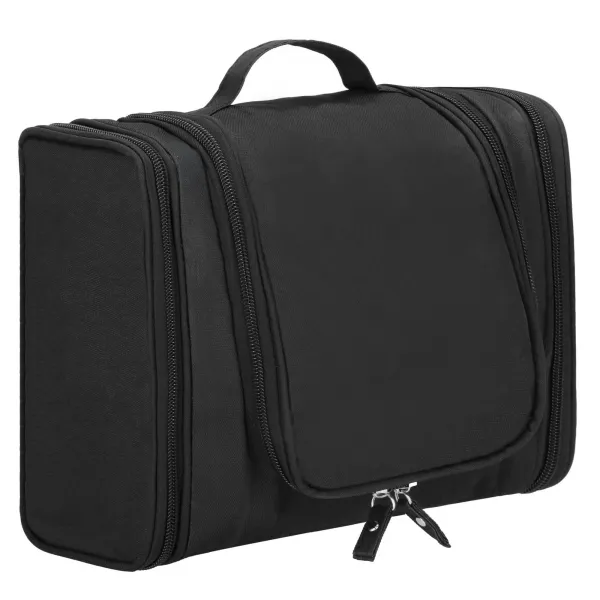 Travel organizer for cosmetics Springos HA7490 24x21x10 cm cosmetic bag, make-up artist bag black
