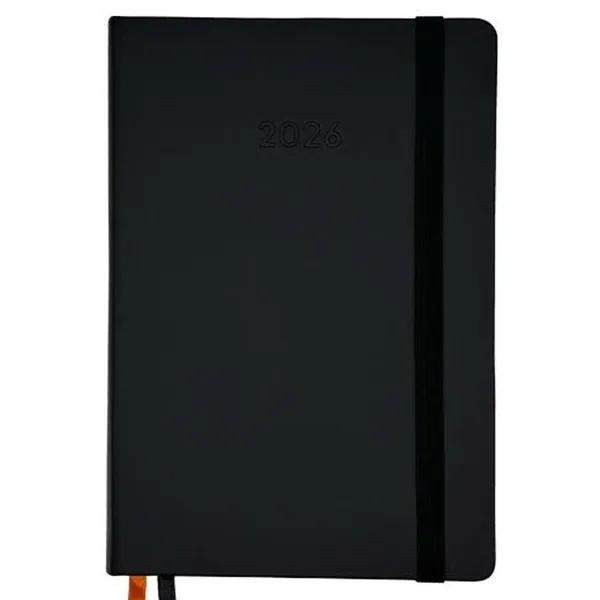 Diary Didex LINE Black 14,5 x 21 cm 2026