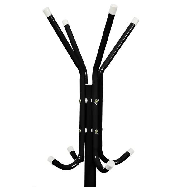Metal Clothes Rack Springos HA2000, 177 cm, Black Stand