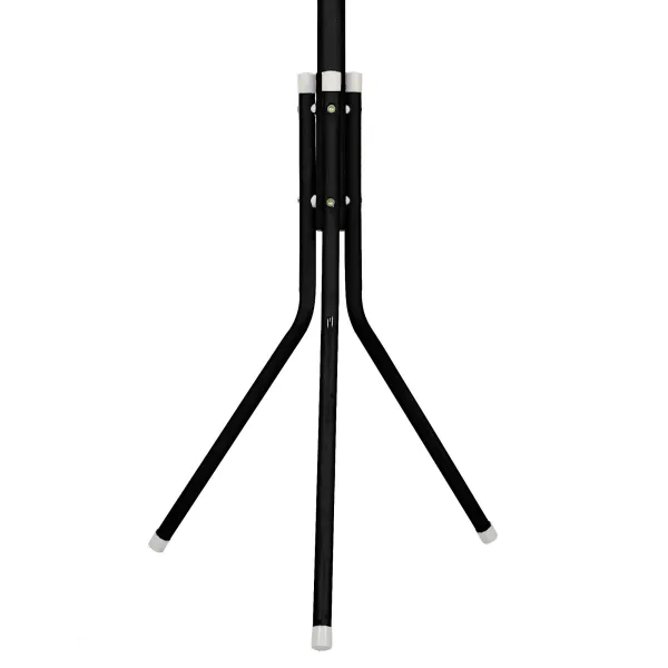 Metallinen vaateteline Springos HA2000, 177 cm, musta