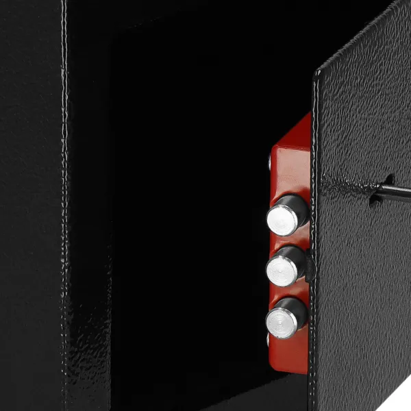 Mājas seifs naudas glabāšanai Springos HA5052, melna kaste