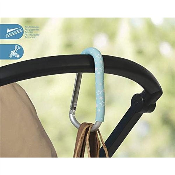 Snap hook Blue Stars