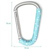 Snap hook Blue Stars