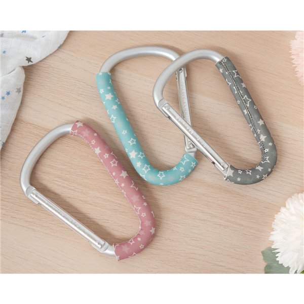 Snap hook Blue Stars