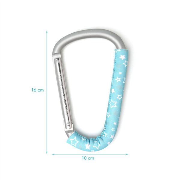 Snap hook Blue Stars