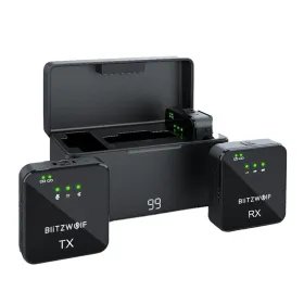 Wireless Microphone BlitzWolf, BW-SX63, 1000mAh (black)