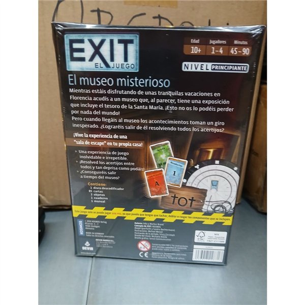 Skills game Exit The Museum Devir BGEXIT10 (ES)