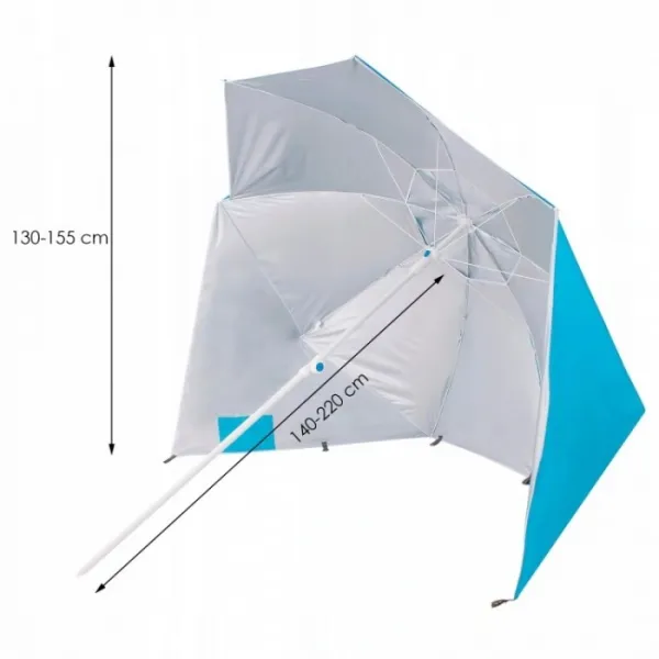 Rantateltta-aurinkovarjo 2-in-1 Springos XXL BU0014