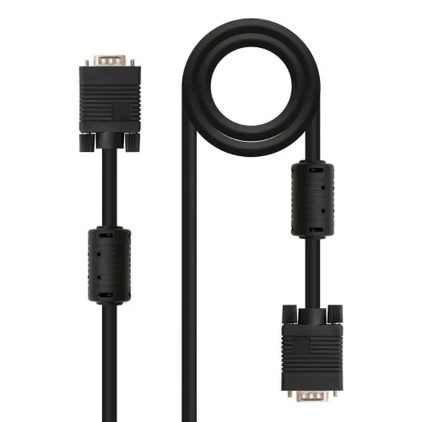 VGA-kaabel NANOCABLE 10.15.0106 Must 6 m