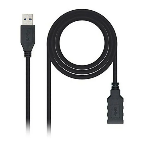 USB 3.0 A - USB A kaapeli NANOCABLE 10.01.0902BK 2 m