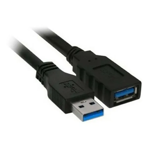 USB 3.0 A - USB A kaapeli NANOCABLE 10.01.0902BK 2 m