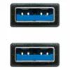 USB 3.0 A to USB A Cable NANOCABLE 10.01.1002-BK Black 2 m
