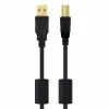 USB 2.0 A - USB B kaapeli NANOCABLE 10.01.1203 Musta 3 m (1 osaa)