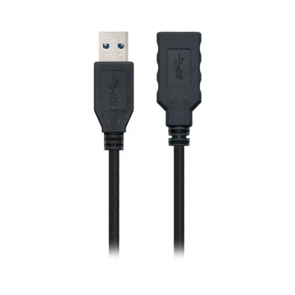 USB-Kaapeli NANOCABLE 10.01.090 Musta