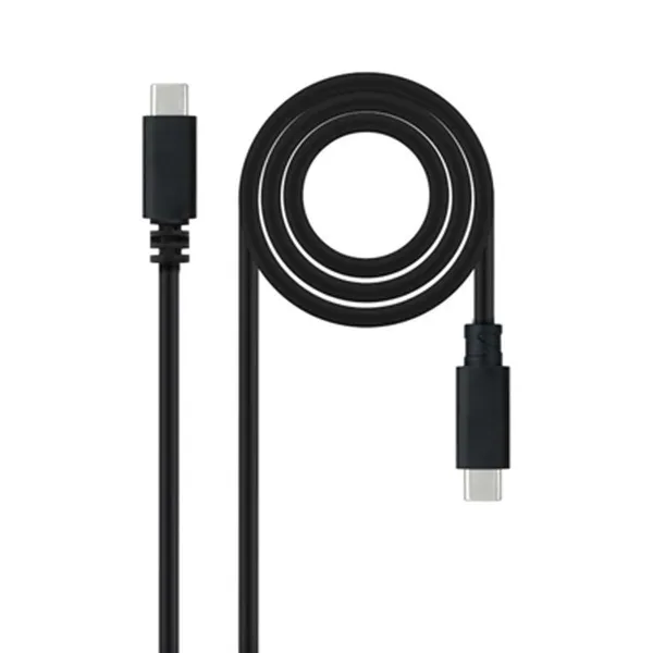 USB-C-kaabel NANOCABLE USB 2.0, 2m Must 2 m