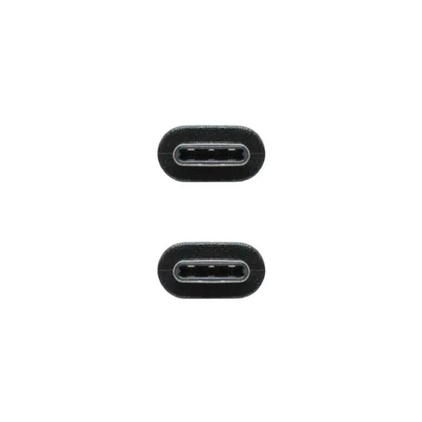 USB-C-kaabel NANOCABLE USB 2.0, 2m Must 2 m