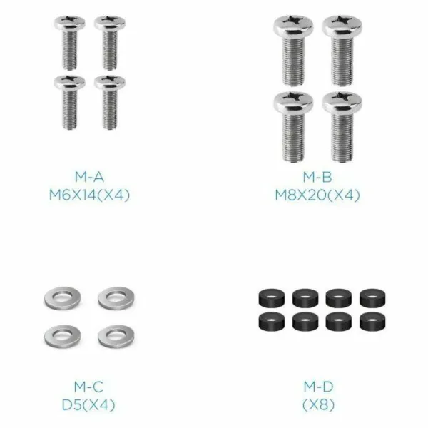 Adapteris TooQ VMA0200-B 23"-42