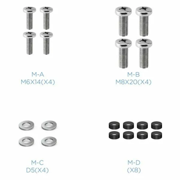 Adapteris TooQ VMA0200-B 23"-42