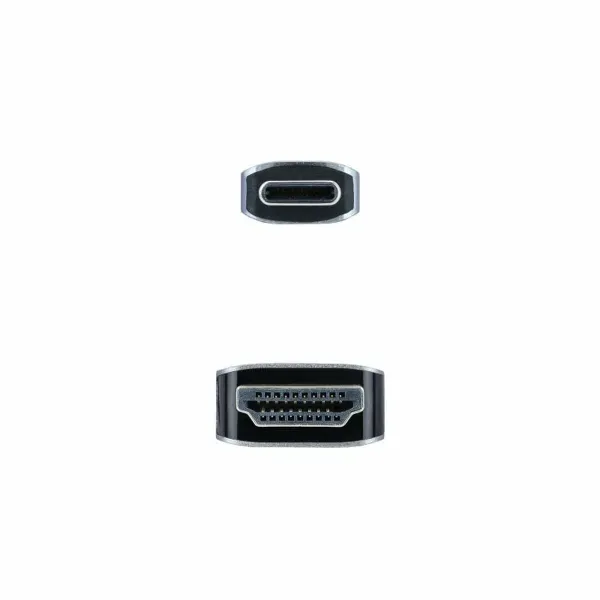 USB-C - HDMI kaapeli NANOCABLE 10.15.5103 Melns 3 m