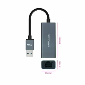 USB-Ethernet Adapter NANOCABLE ANEAHE0818