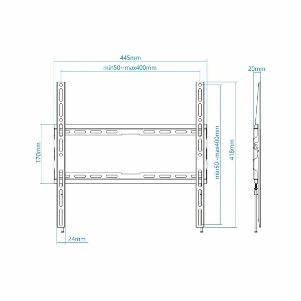 TV Statīvs TooQ LP1070F-B