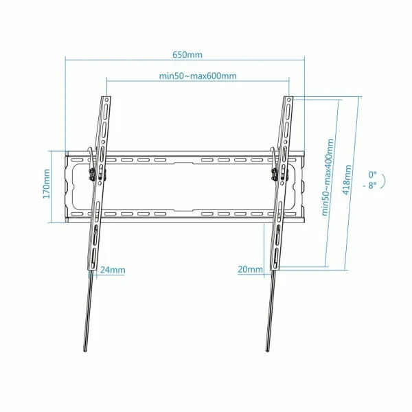 TV Statīvs TooQ LP1081T-B