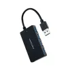 USB Hub NANOCABLE 10.16.4403 Black