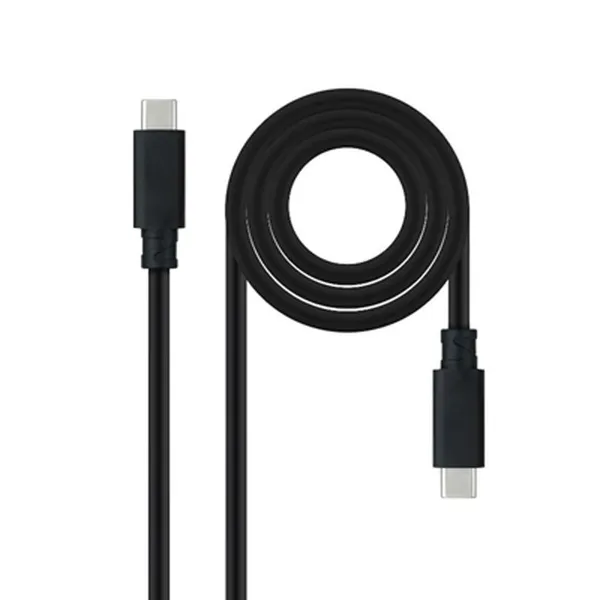 USB-C-Kaapeli NANOCABLE 10.01.4102 Musta 2 m