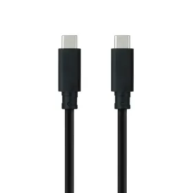 USB-C Kabelis NANOCABLE 10.01.4102 Melns 2 m