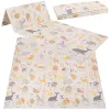 Двусторонний складной игровой коврик из пеноматериала для детей Springos KM0019, 180x200 см, нескользящий