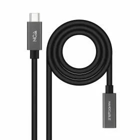 USB-C-kaabel NANOCABLE 10.01.4401 Must 1 m