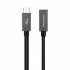 USB-C-kaabel NANOCABLE 10.01.4401 Must 1 m