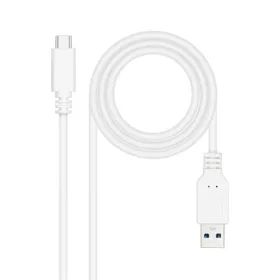 USB-C Cable to USB NANOCABLE 10.01.4001-W Balts 1 m