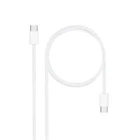 USB-C-kaabel NANOCABLE 10.01.6002-CO Valge 2 m