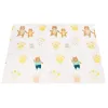 Двусторонний складной игровой коврик из пеноматериала для детей Springos KM0023, 150x200 см, с рисунком животных