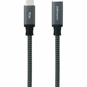 USB Cable NANOCABLE USB 3.2 GEN2x2 100W C/M-H Black