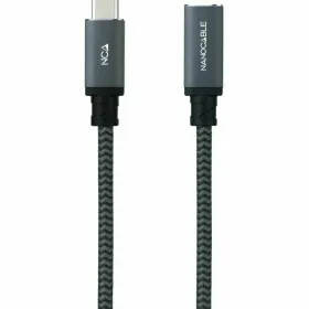 USB Cable NANOCABLE USB 3.2 GEN2x2 100W C/M-H Black