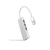 USB Centrmezgls NANOCABLE 10.16.4602 Sudrabains