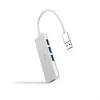 USB Centrmezgls NANOCABLE 10.16.4602 Sudrabains