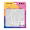 USB Centrmezgls NANOCABLE 10.16.4602 Sudrabains