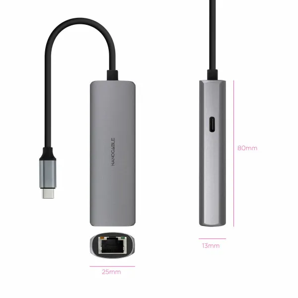 USB-jaotur NANOCABLE 10.16.4603 Hall