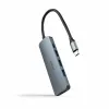 USB Hub NANOCABLE Nanocable Hub USB-C 3xUSB-A+HDMI+USB-C PD Grey 100 W 50 W