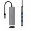 USB Hub NANOCABLE Nanocable Hub USB-C 3xUSB-A+HDMI+USB-C PD Grey 100 W 50 W