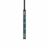 USB Hub NANOCABLE Nanocable Hub USB-C 3xUSB-A+HDMI+USB-C PD Grey 100 W 50 W