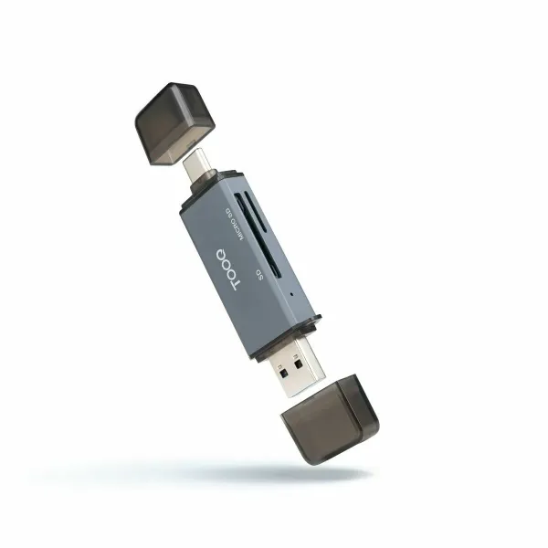 Card Reader TooQ TQR-3001G Black Grey
