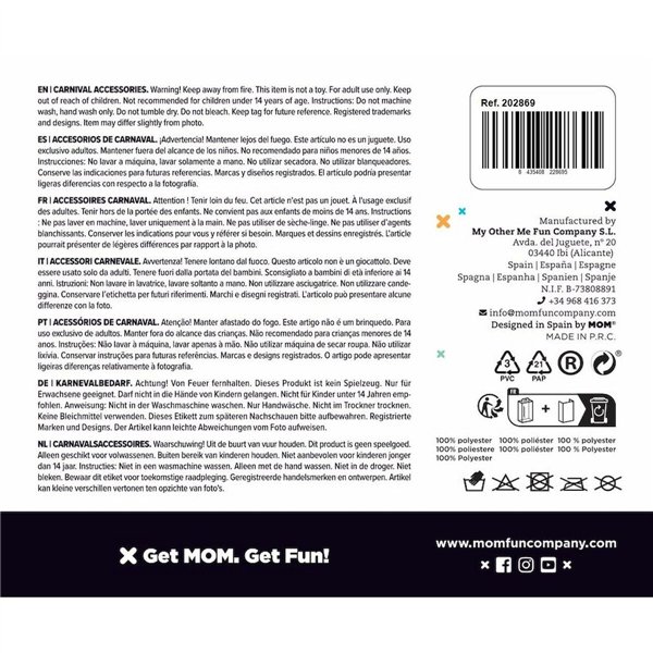 False sideburns My Other Me Grey