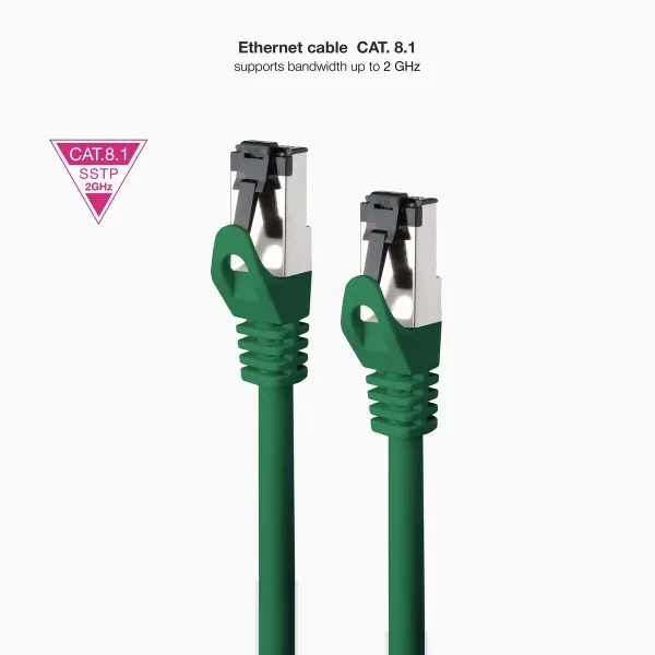 USB-kaabel NANOCABLE 10.20.2002-GR Roheline 2 m