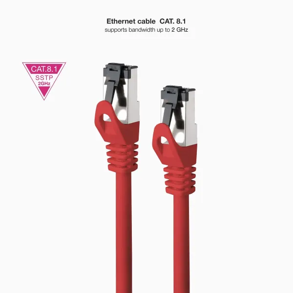 USB-kaabel NANOCABLE 10.20.2002-R Punane 2 m