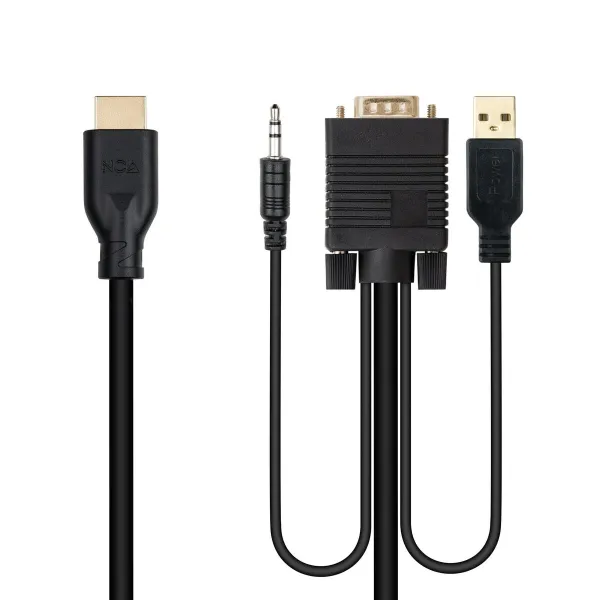 VGA Cable NANOCABLE 10.15.4612 Black